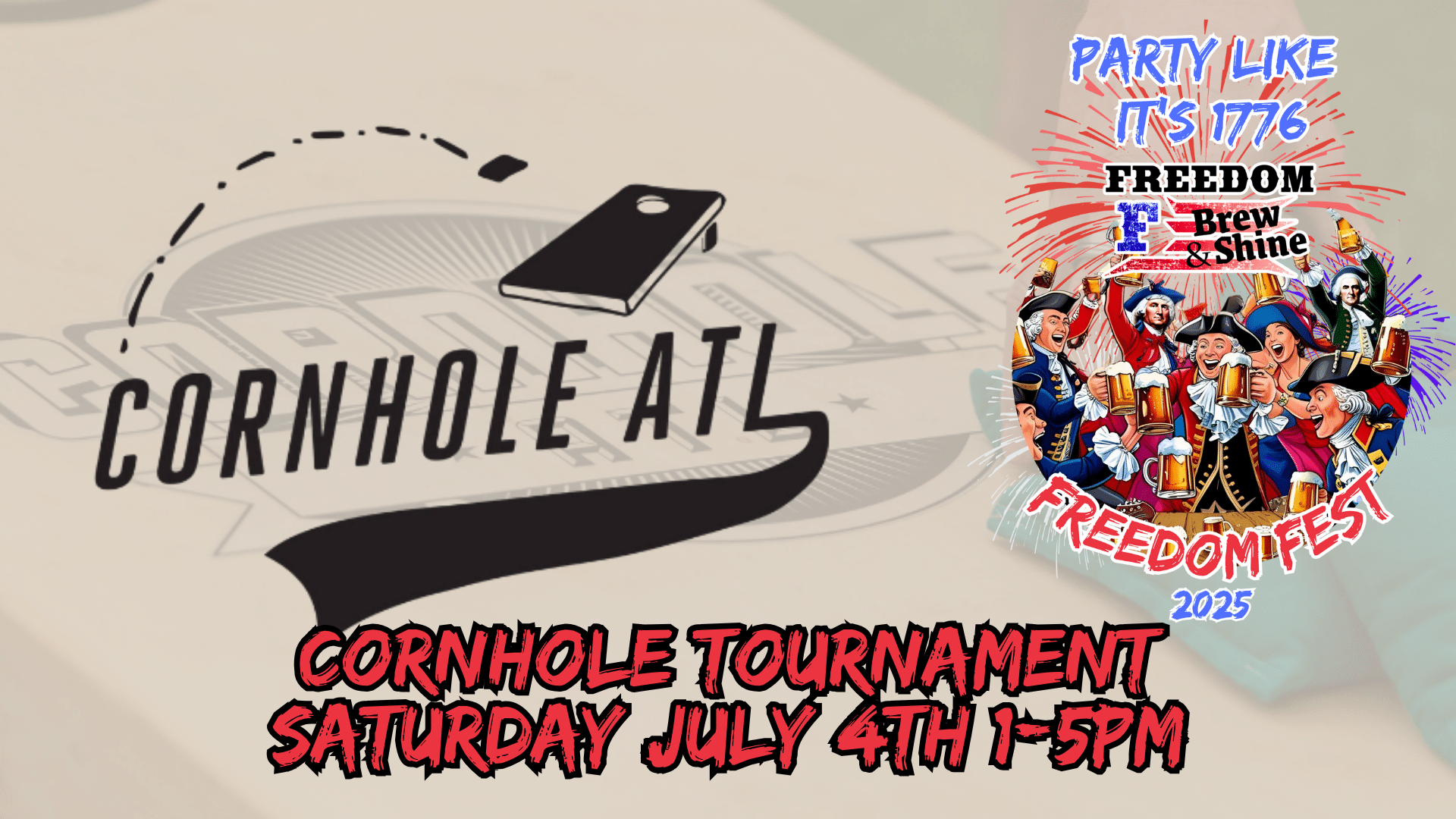 Cornhole Tournament: Freedom Fest 2025