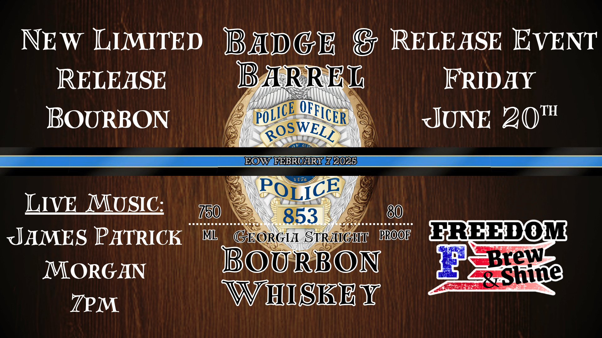 Badge & Barrel Bourbon Release Party.