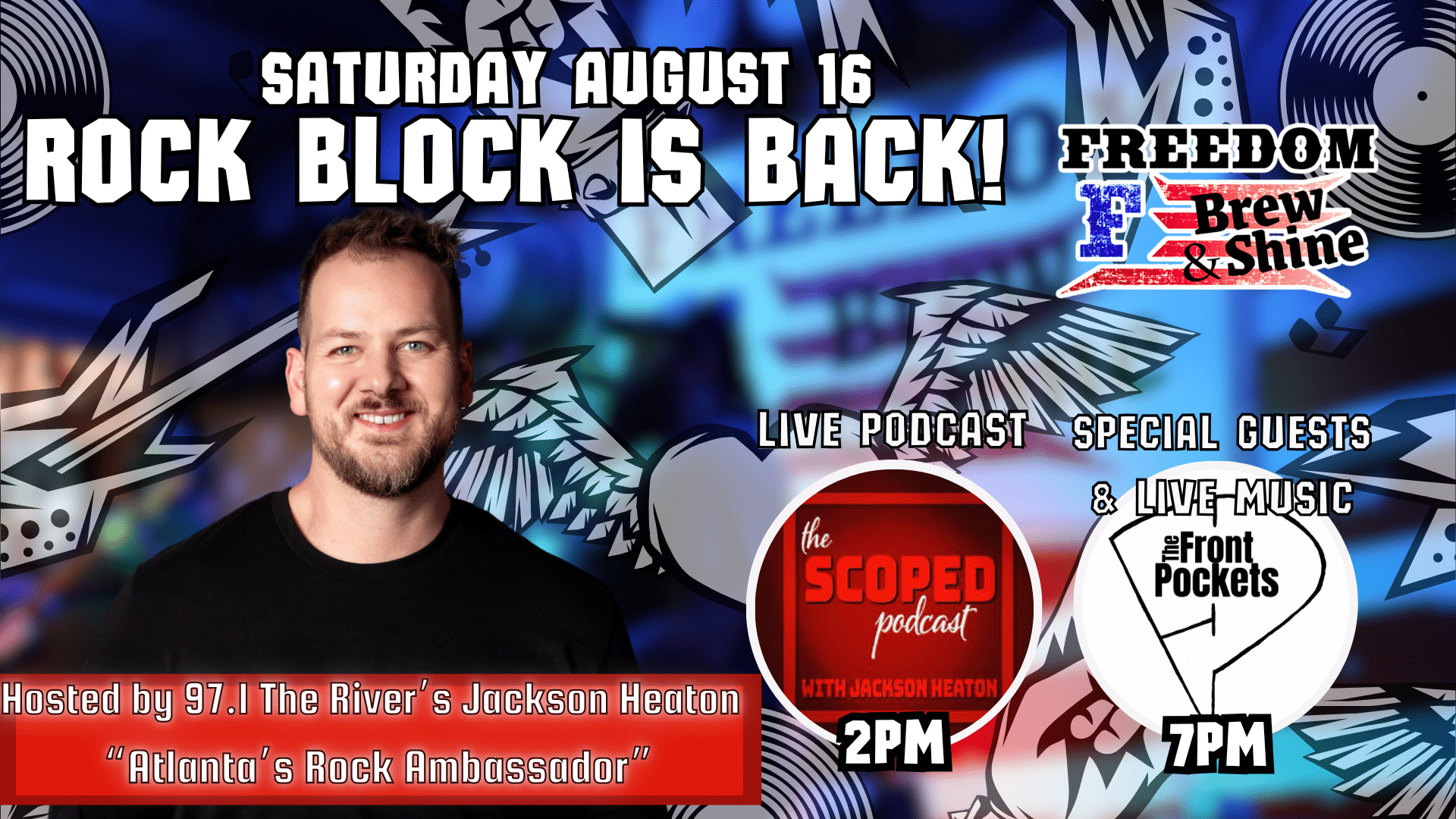 ROCK BLOCK w/ Jackson Heaton and The Front Pockets